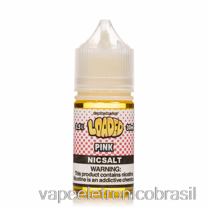 Vape Eletronico Rosa - Sais Carregados - Vapores Implacáveis ​​- 30ml 35mg